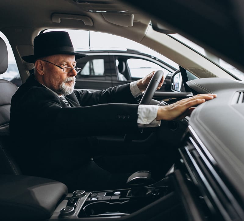 Professional limo chauffeurs